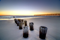 Carolina Beach, NC Sunrise Landscape, North End Fishing Pier