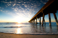 Sunrise at Mercers Pier Wrightsville Beach, NC